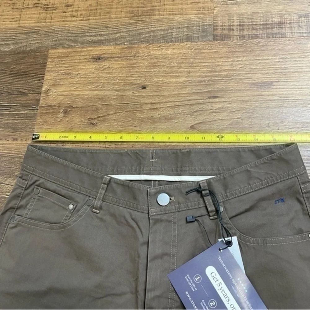 NWT STANTT Espresso European Fine Twill Danforth ST instead 29 Mens cargo pants